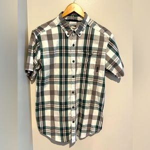 Columbia Men’s Casual Short-sleeve Button Down, size M